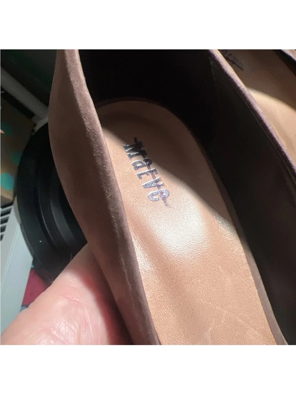 ANTHROPOLOGIE MAEVE Womens Pumps Brown  Platform Chunky Flare Heels Size 9.5 40